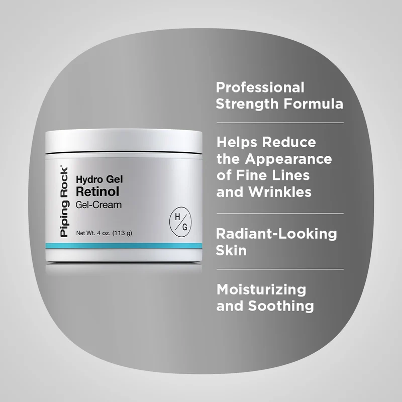 Retinol Gel Cream, 4 oz (113 g) Jar, 2 Jars