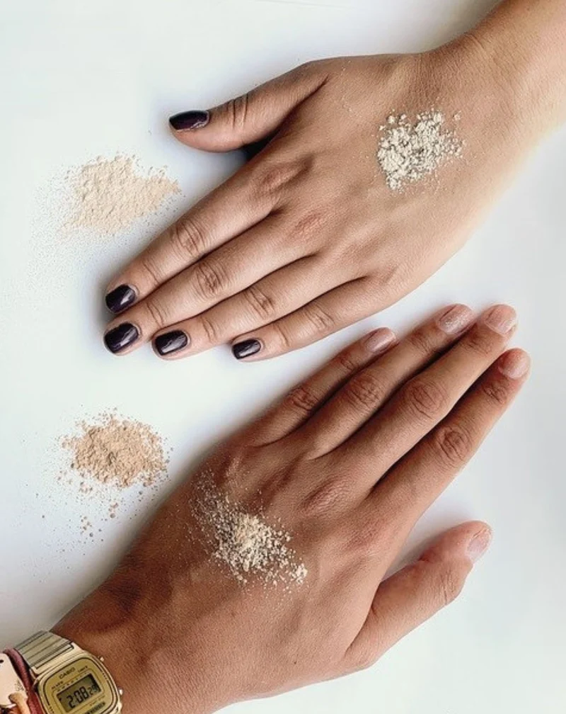 Poudre de riz en vrac fixatrice et matifiante couleur beige clair Hi Rice Paese