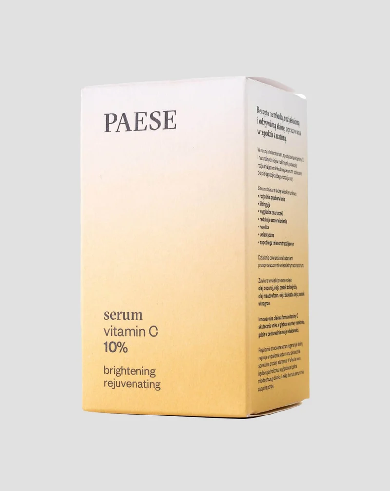 Sérum éclaircissant pour le visage à la vitamine C 10 % pour réduire les rides Paese
