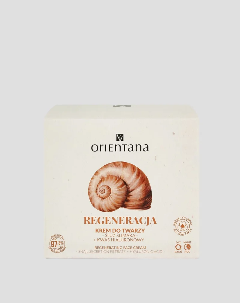 Crème naturelle visage mucus d'escargot Orientana