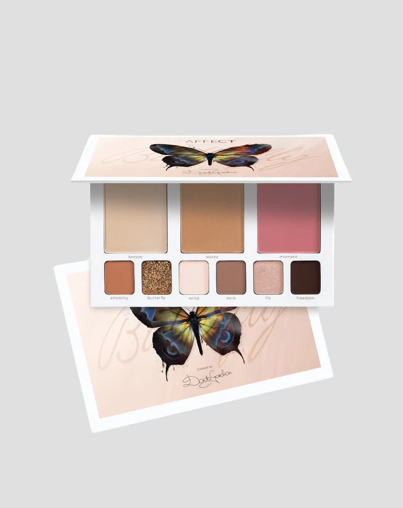 Palette de maquillage Butterfly Makeup fards à joues et bronzants Affect Professional Cosmetics
