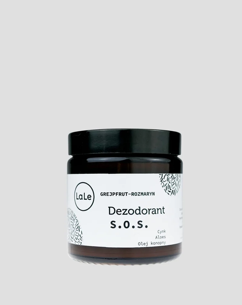 SOS crème déodorante à l'aloe vera et au zinc - Pamplemousse et romarin pour réguler la sécrétion de sébum La-Le