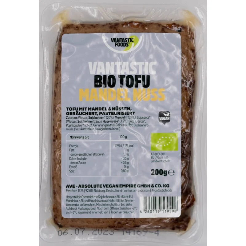 Tofu amande bio