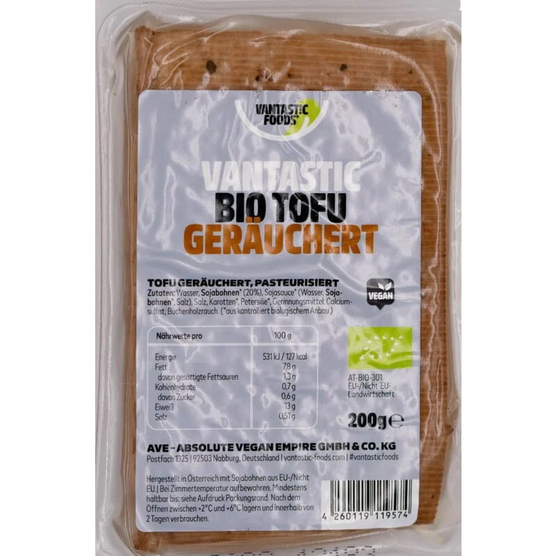 Tofu fumé biologique