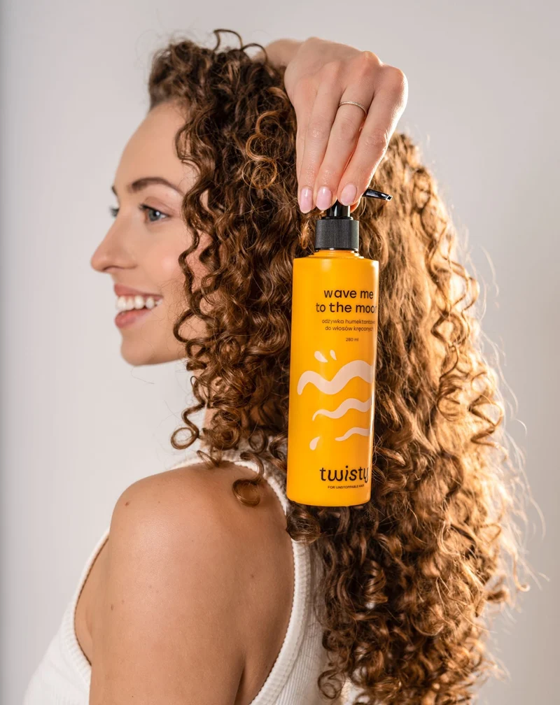 Après-shampoing humectant pour cheveux bouclés à l'aloe vera, acide lactique et panthénol - Twisty