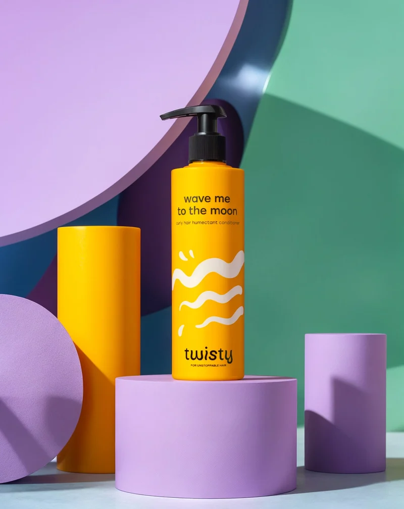 Après-shampoing humectant pour cheveux bouclés à l'aloe vera, acide lactique et panthénol - Twisty