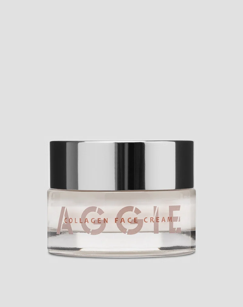 Crème pour peaux matures au collagène, à l'acide hyaluronique et à la vitamine E pour les femmes de plus de 50 ans Aggie