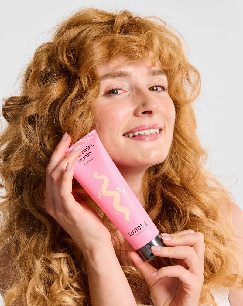 Gel coiffant Twisty pour cheveux bouclés, hydrate et adoucit sans alourdir