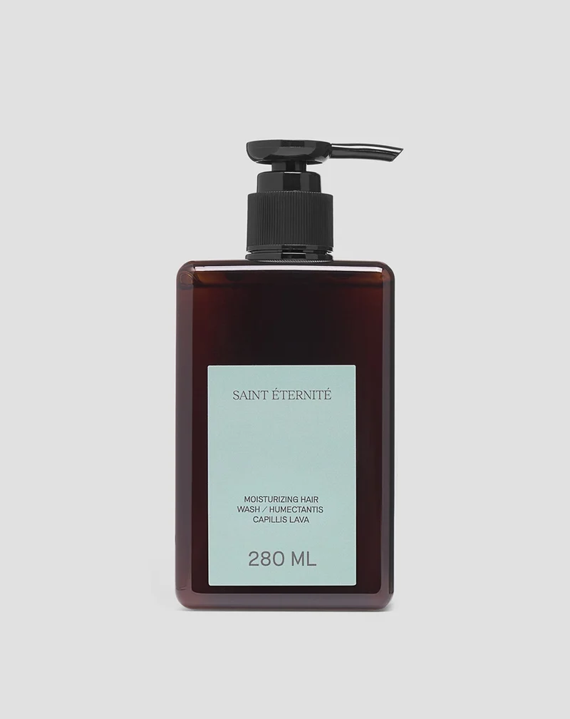 Shampooing hydratant Saint Éternité pour le cuir chevelu et les cheveux au panthénol, à l'huile de macadamia