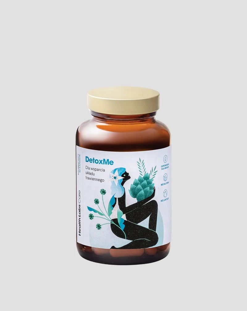 Supplément alimentaire pour le soutien du système digestif DetoxMe Health Labs Care 90 gélules