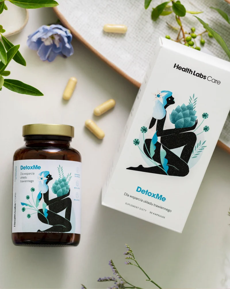 Supplément alimentaire pour le soutien du système digestif DetoxMe Health Labs Care 90 gélules