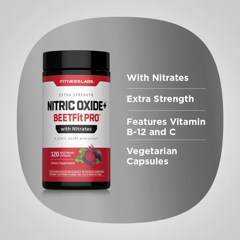 Nitric Oxide BeetFit Pro, 120 Vegetarian Capsules, 2 Bottles