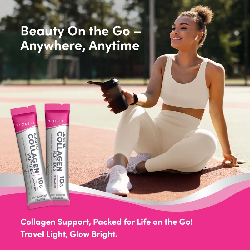 Collagen Peptides 10 gram Stick Packs, 20 Stick Packs