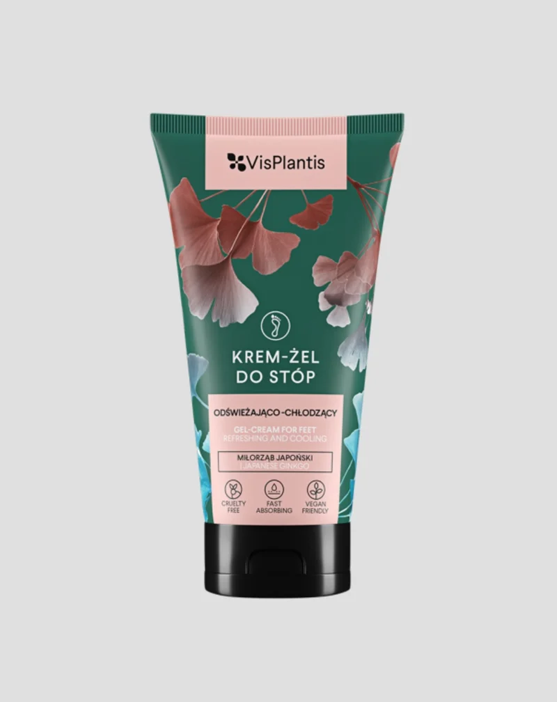 Crème rafraîchissante pour les pieds à l'extrait de ginkgo biloba Vis Plantis