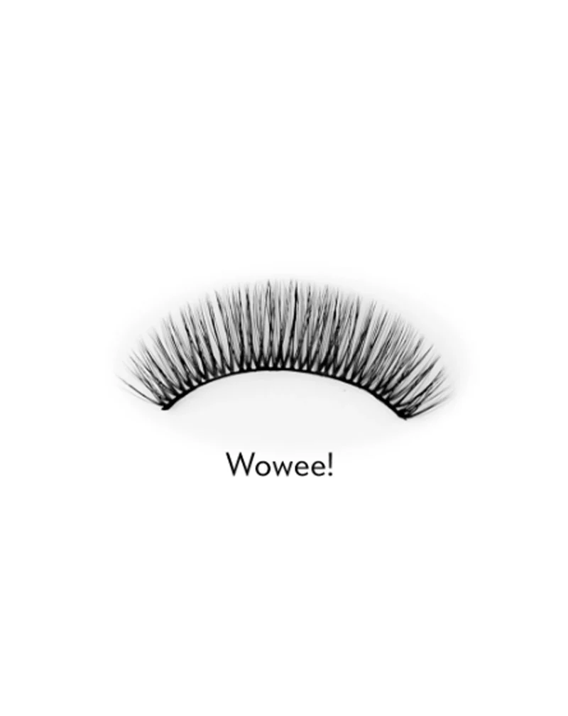 Faux cils en bande 2d à usage répété faciles à appliquer Wowee! Bamm!Lashes