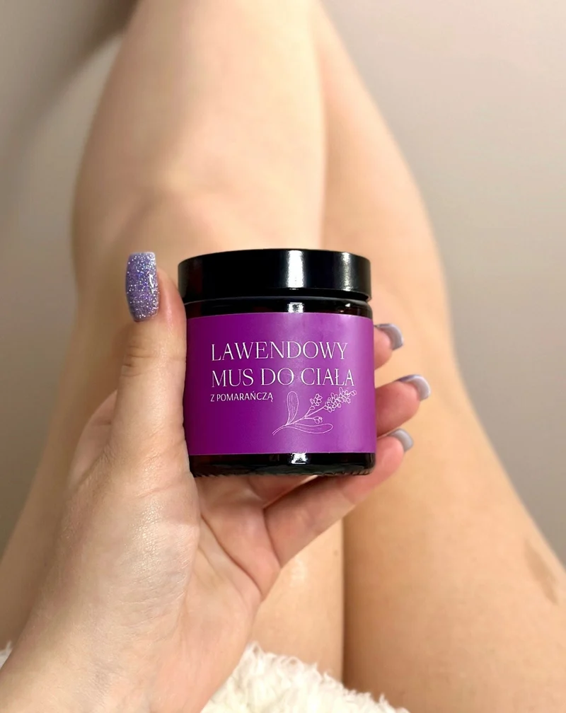 Mousse corporelle à la lavande pour les peaux irritées et sèches à l'huile de lavande Mglife