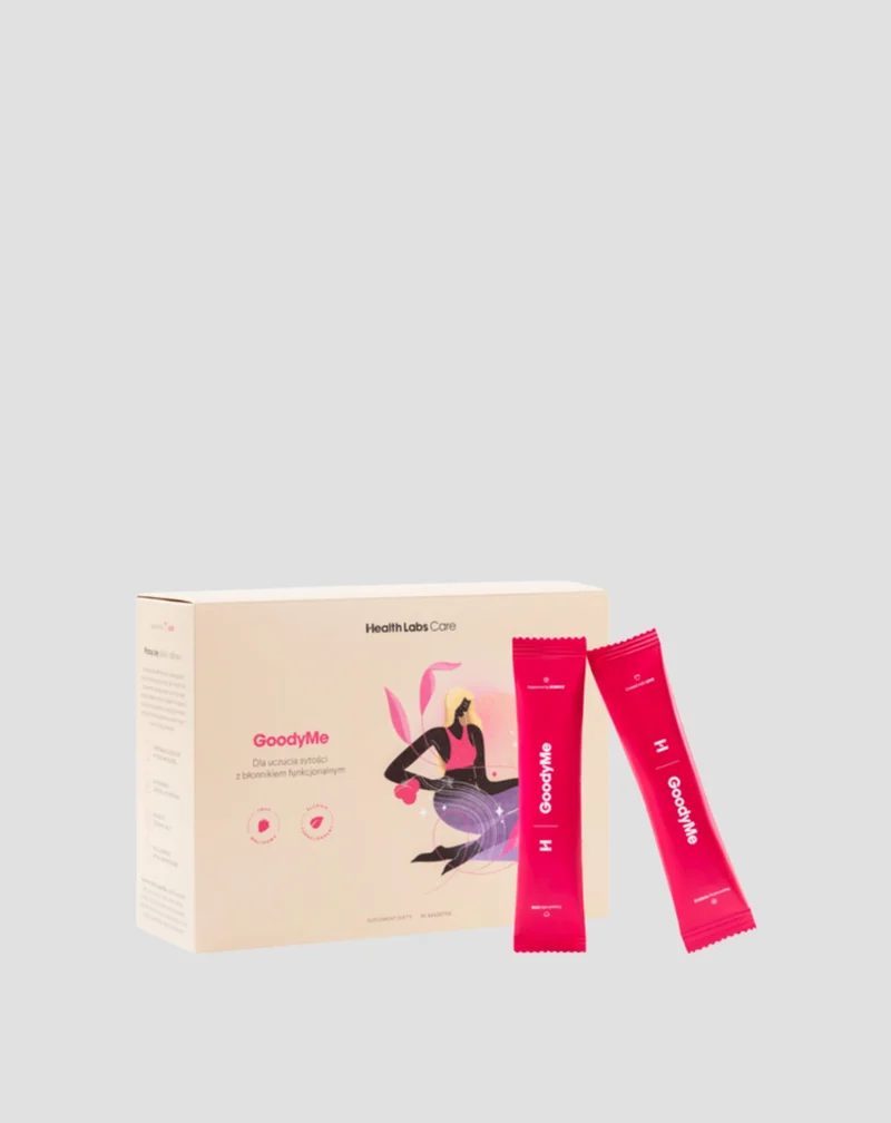 Fibre fonctionnelle aromatisée à la framboise pour une sensation de satiété GoodyMe Health Labs Care