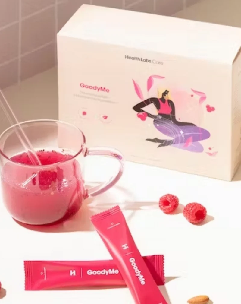 Fibre fonctionnelle aromatisée à la framboise pour une sensation de satiété GoodyMe Health Labs Care