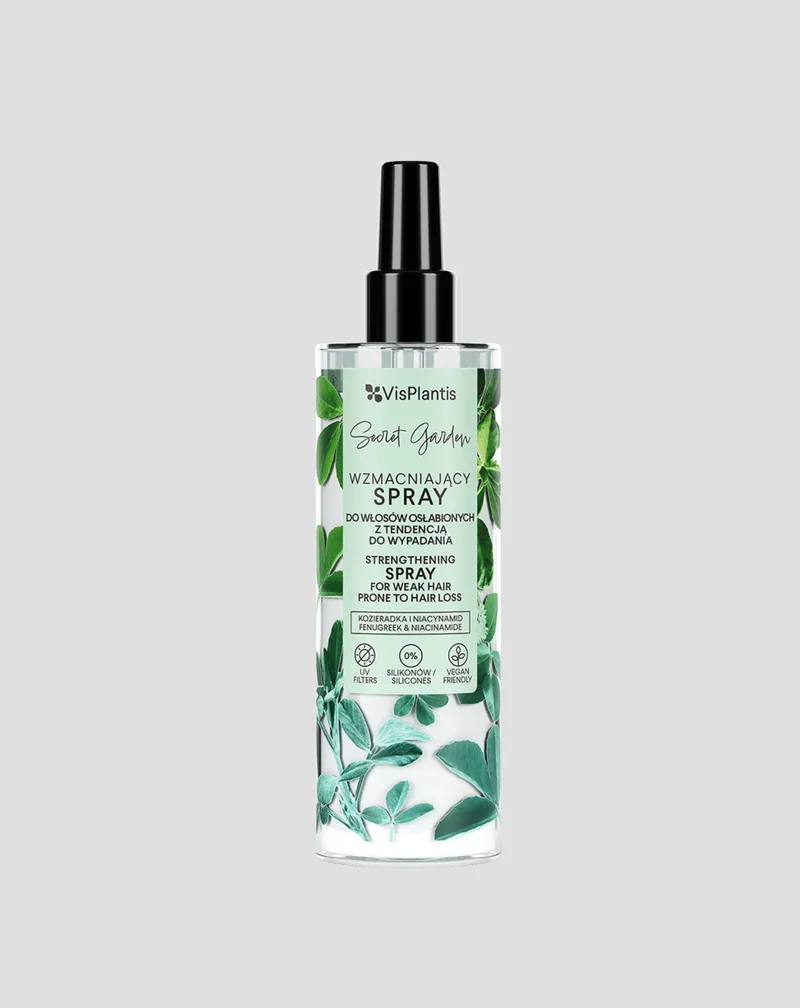 Spray fortifiant pour cheveux fragilisés ayant tendance à tomber avec du fenugrec Vis Plantis