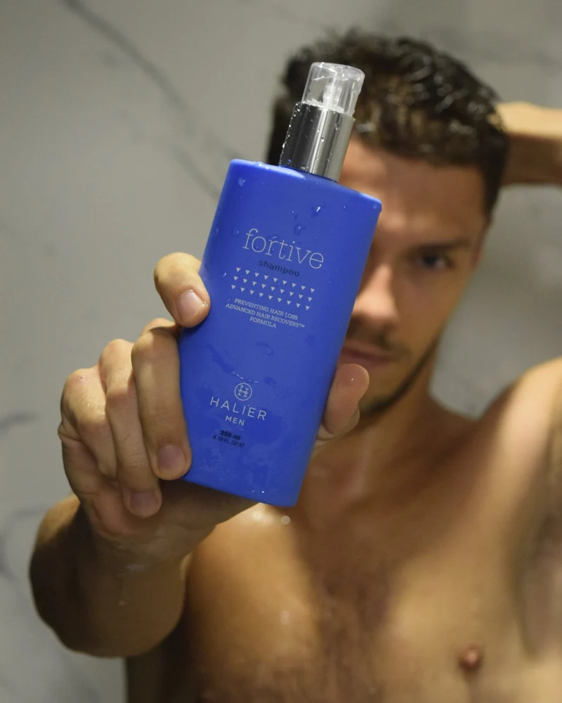 Shampoing anti-chute Fortive Halier pour hommes à l'huile d'argan 250 ml