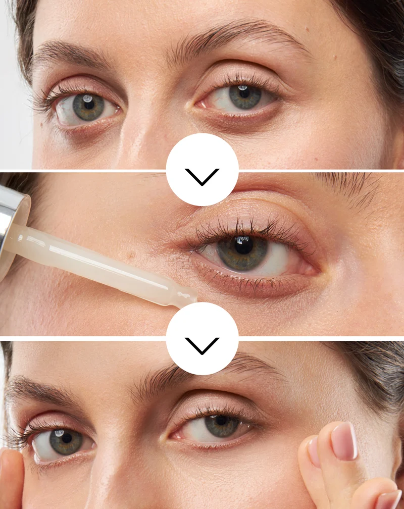 Sérum concentré Pure Orphica pour les yeux au mucus d'escargot contre les cernes, les rides et les poches