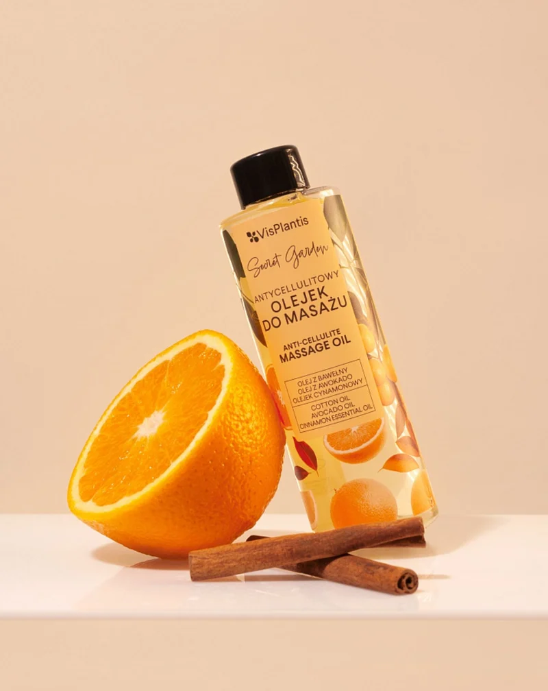 Huile de massage anti-cellulite au parfum d’orange Secret Garden Vis Plantis