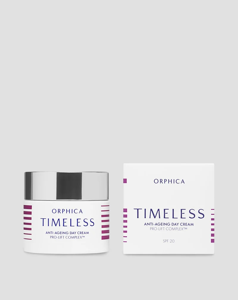 Crème de jour anti-rides avec protection solaire spf 20 pour les peaux 40+ Timeless Orphica