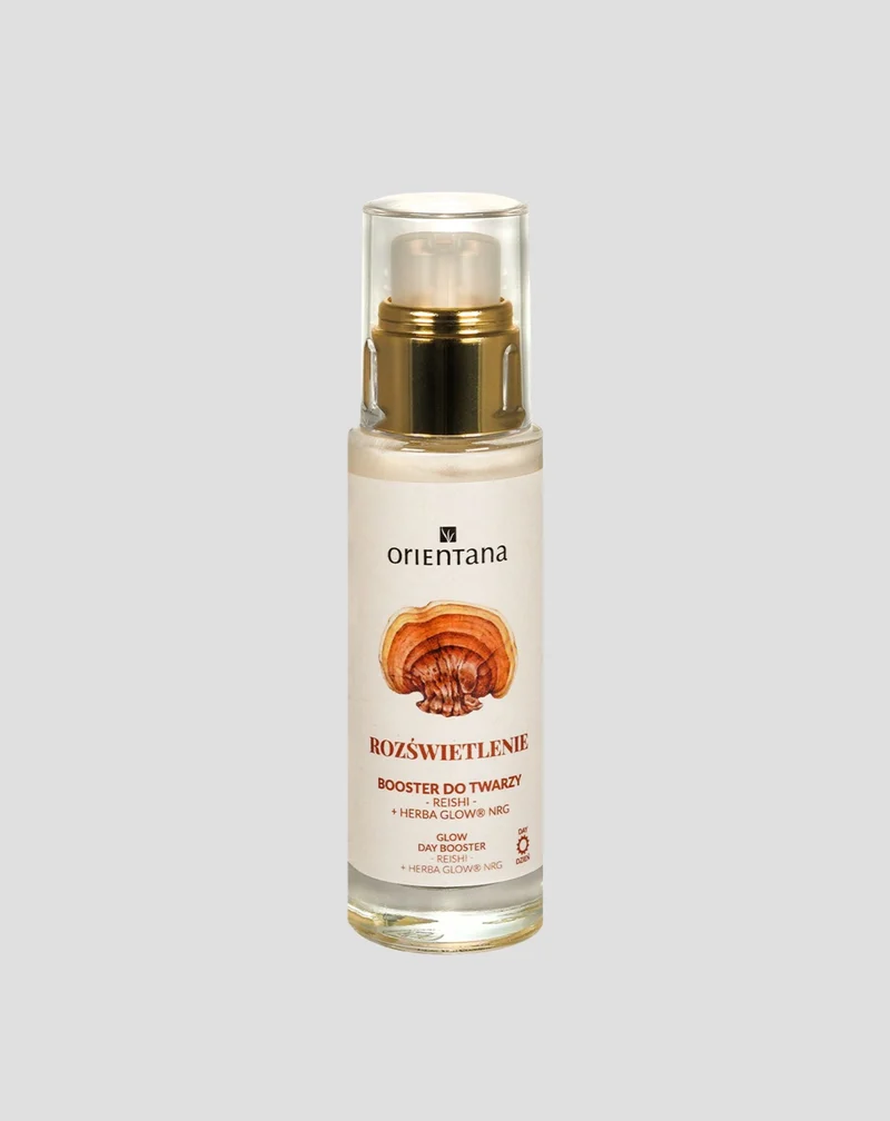 Booster lumineux avec adaptogènes reishi et rhodiola rosea Orientana