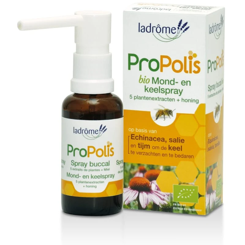 Spray buccal à la propolis bio