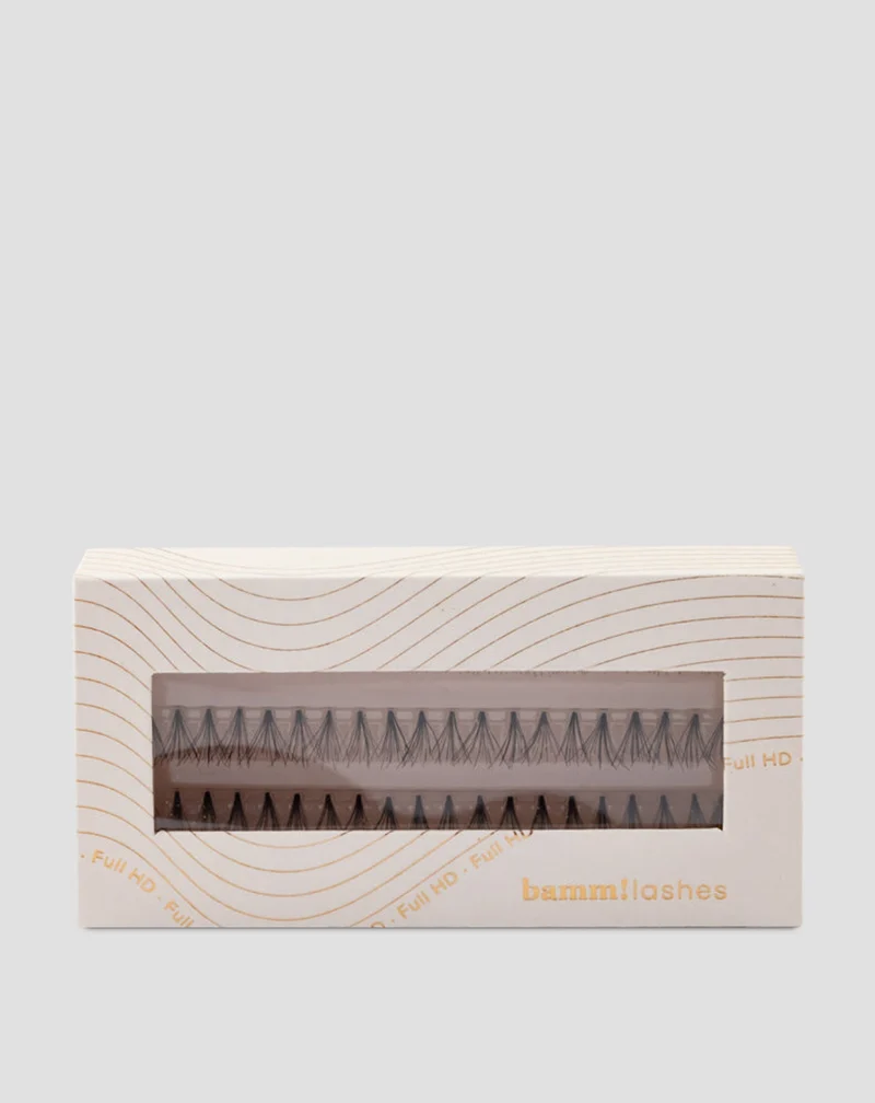 Faux-cils touffes Full HD Bamm!Lashes sans nœuds pour le contour des yeux