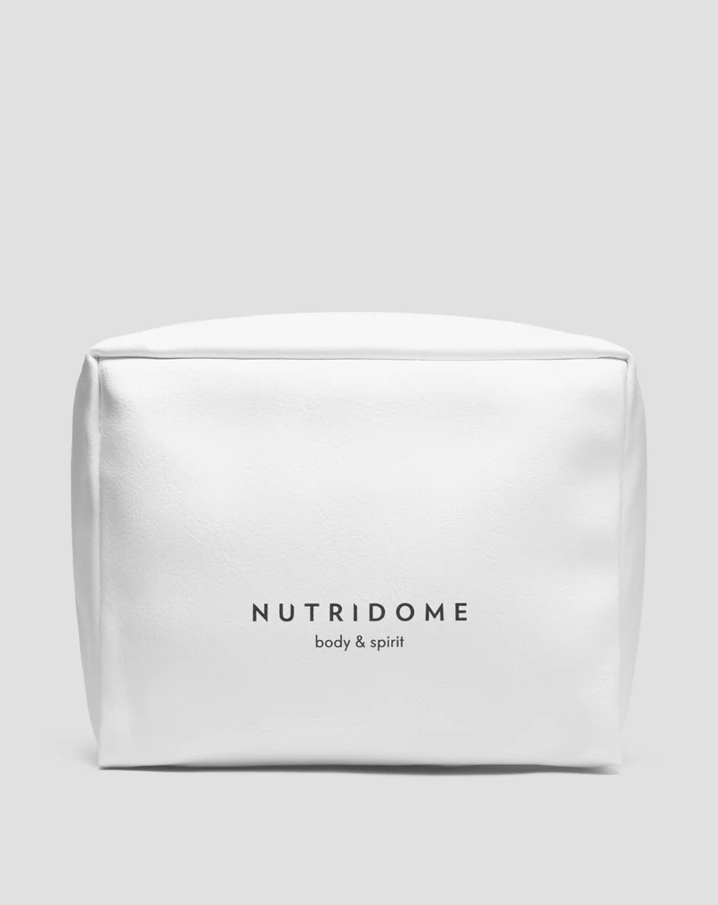 Trousse à cosmétiques Nutridome spacieuse, en cuir écologique