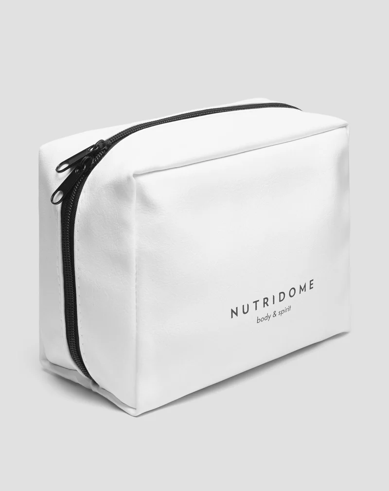 Trousse à cosmétiques Nutridome spacieuse, en cuir écologique