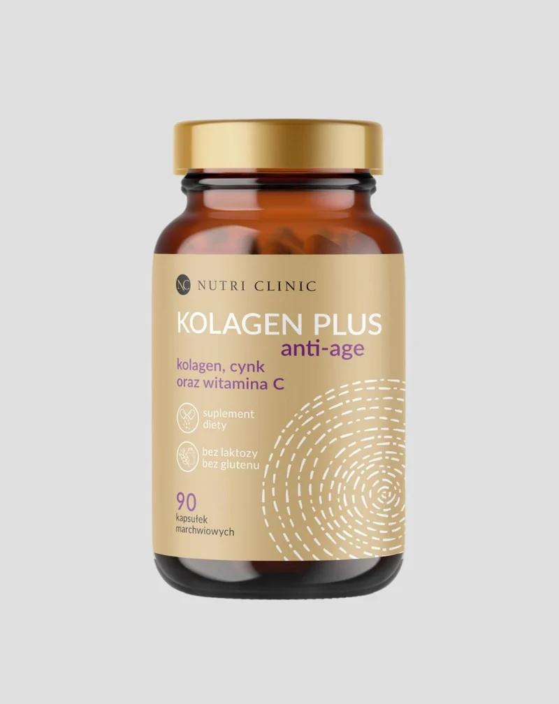 Collagène plus gélules anti-âge au collagène, zinc et vitamine C Nutri Clinic 90 gélules