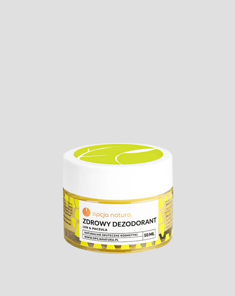 Crème déodorante naturelle - déodorant sain lin et patchouli Opcja Natura