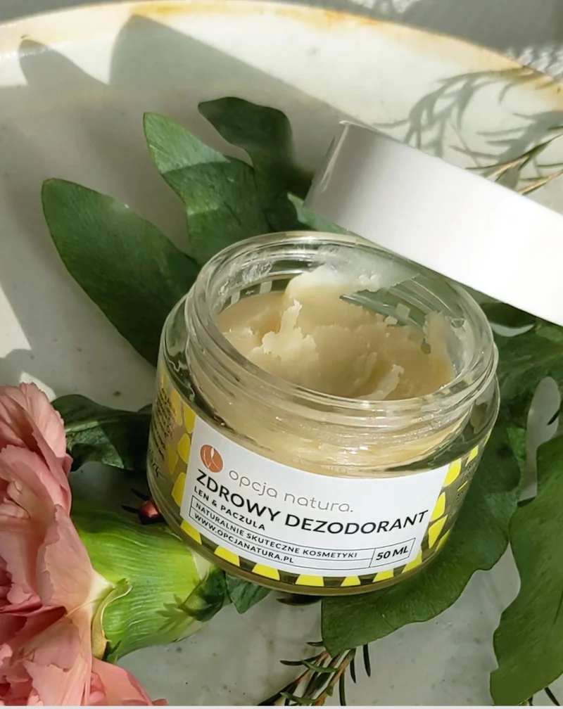 Crème déodorante naturelle - déodorant sain lin et patchouli Opcja Natura