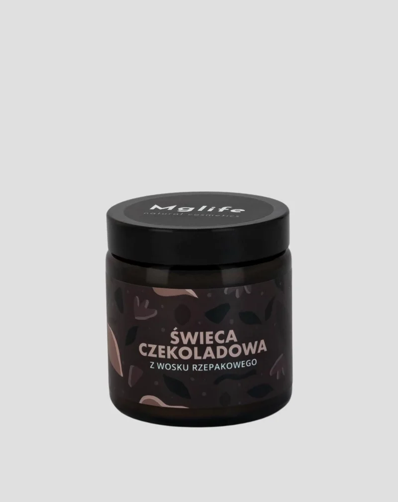 Bougie parfumée au chocolat et au canola naturelle respectueuse de l'environnement Mglife