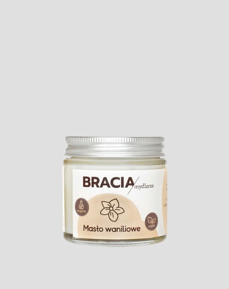 Beurre de vanille pour le corps et les cheveux qui régénère et lisse Bracia Mydlarze
