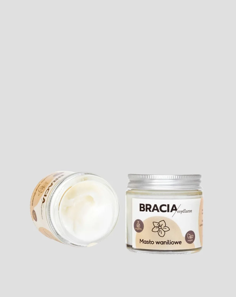 Beurre de vanille pour le corps et les cheveux qui régénère et lisse Bracia Mydlarze