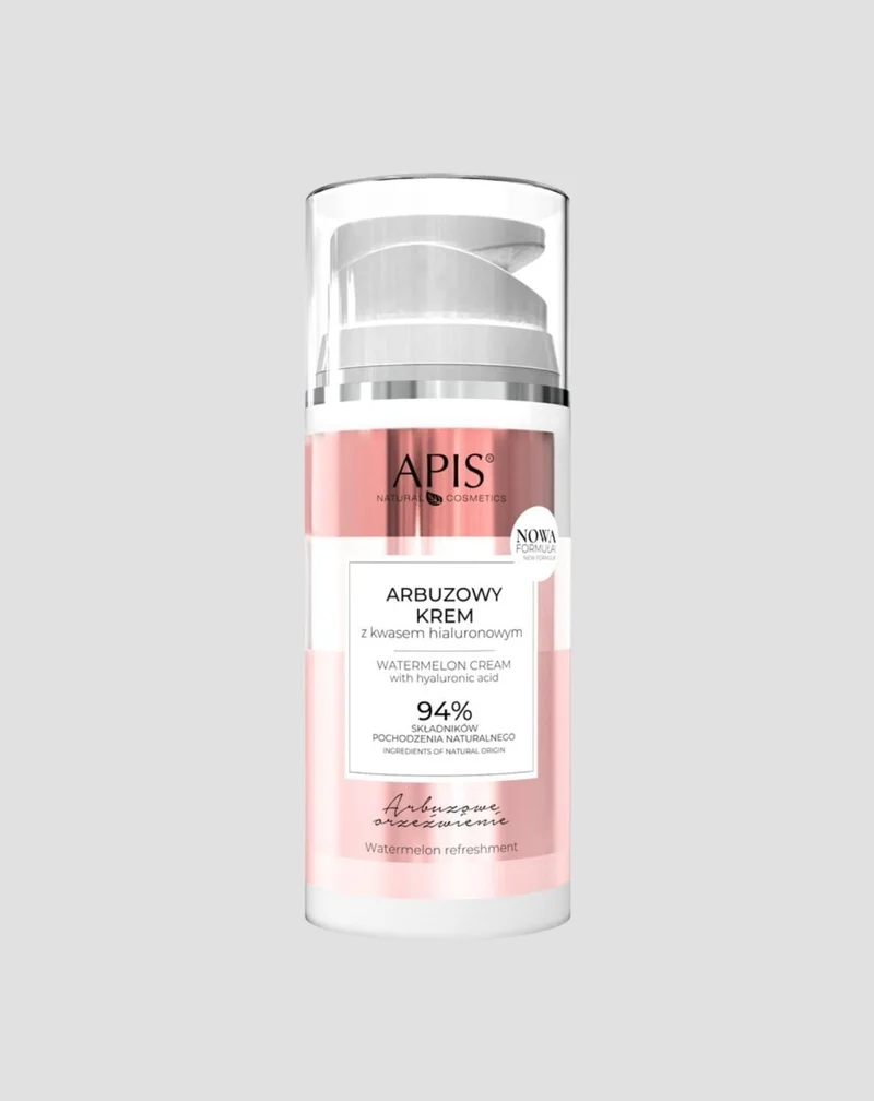Rafraîchissement à la pastèque, crème hydratante pour le visage à la pastèque et à l'acide hyaluronique Apis