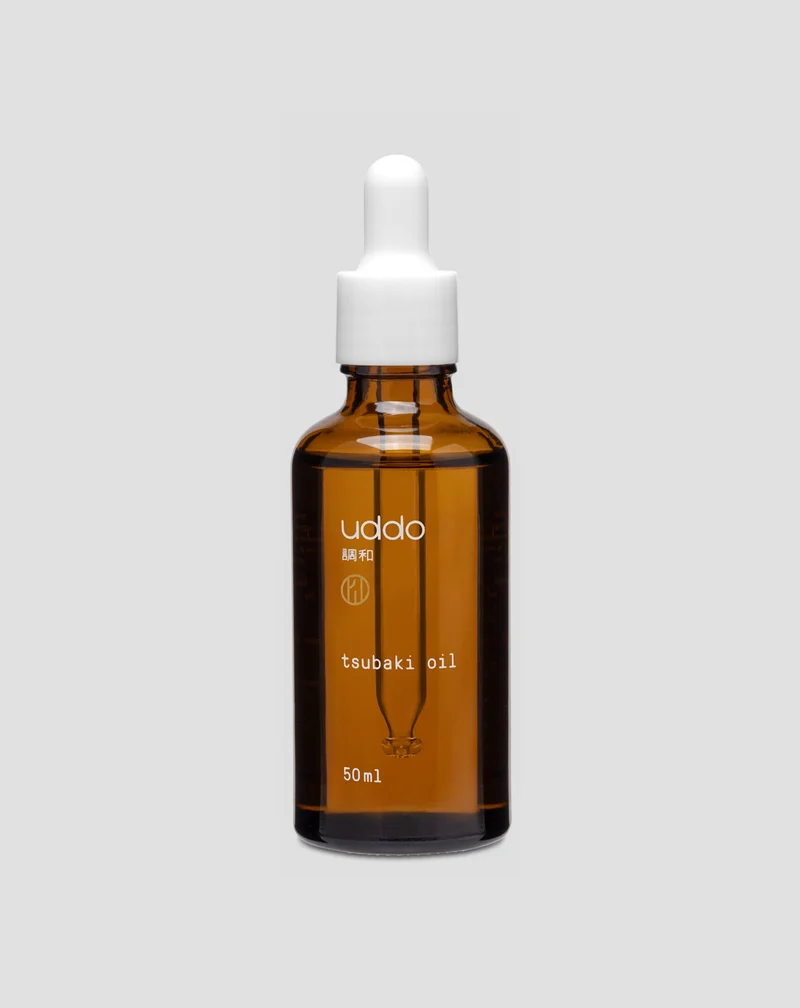 Huile multifonctionnelle anti-âge tsubaki pour le visage et le corps à base de camélia japonais 50 ml Uddo