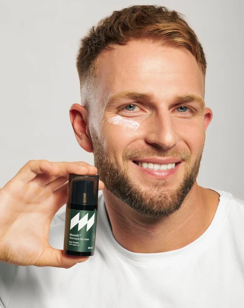 Crème anti-rides pour hommes Monolit à l'huile d'argan et à la vitamine C