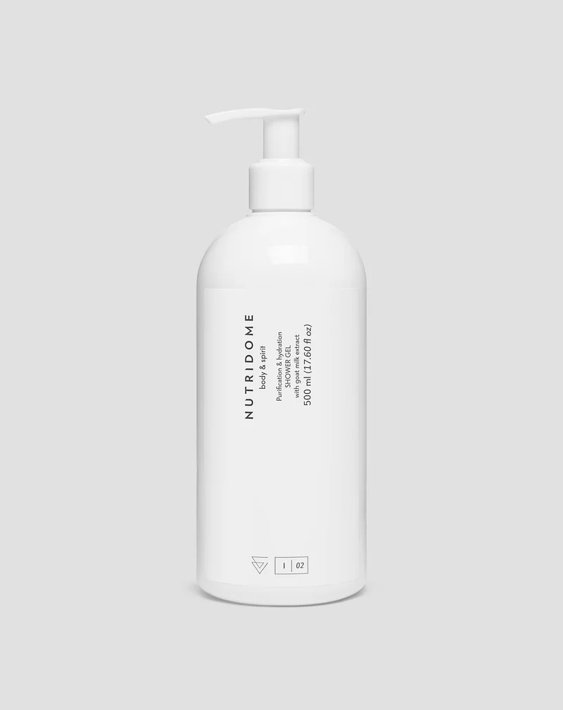 Gel pour le corps Nutridome au lait de chèvre, apaise et hydrate intensément la peau