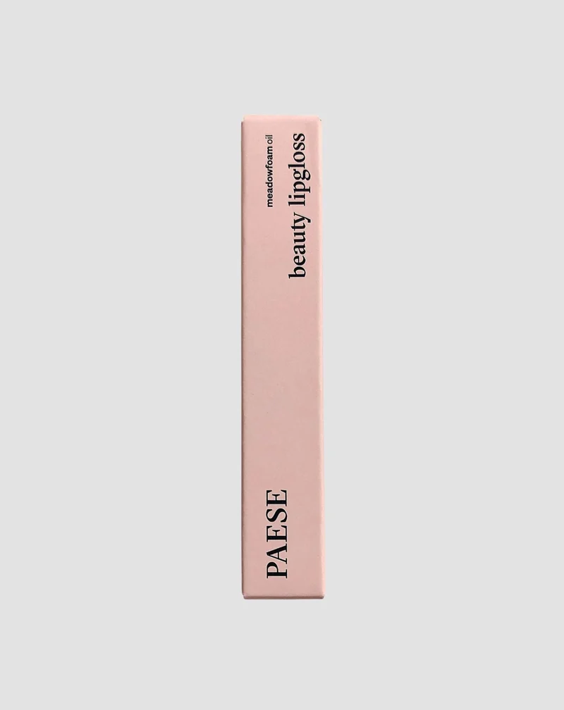 Brillant à lèvres aux particules scintillantes à effet de lèvres optiquement agrandies et à effet miroir 01 glassy Lipgloss Paese