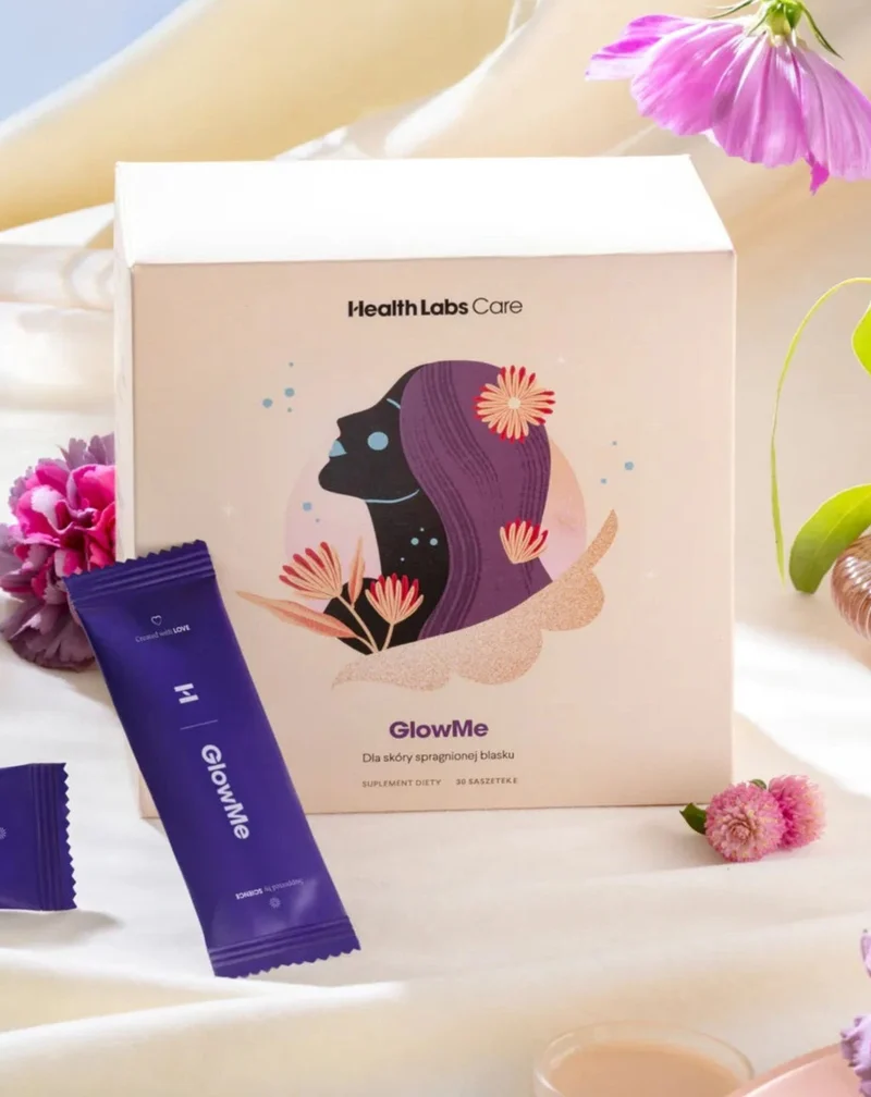 Supplément alimentaire pour améliorer l'état de la peau à base de collagène et de vitamines GlowMe Health Labs Care