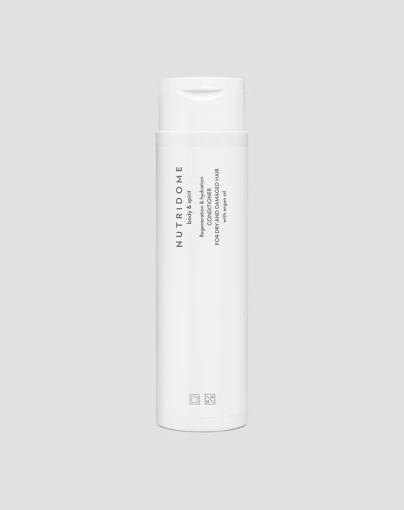 Après-shampoing régénération et hydratation Nutridome pour cheveux secs et abîmés