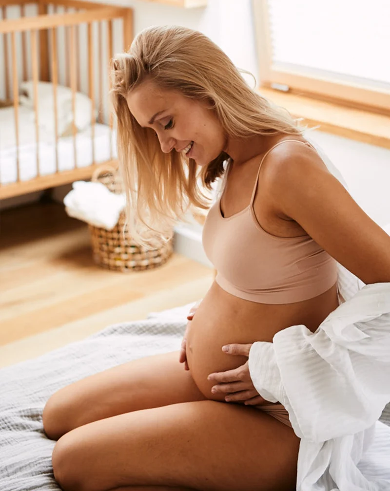 Baume corporel raffermissant pour les femmes enceintes et en post-partum Lili&Mu