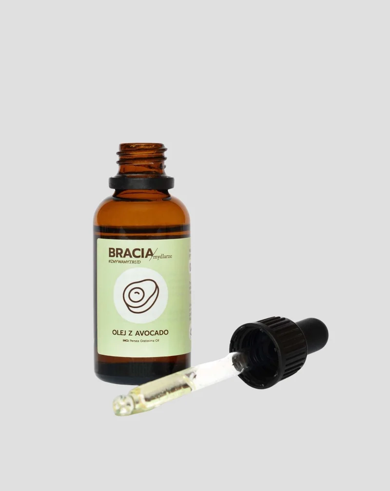 Huile d'avocat hydratante et nourrissante aux vitamines A, E et D Bracia Mydlarze