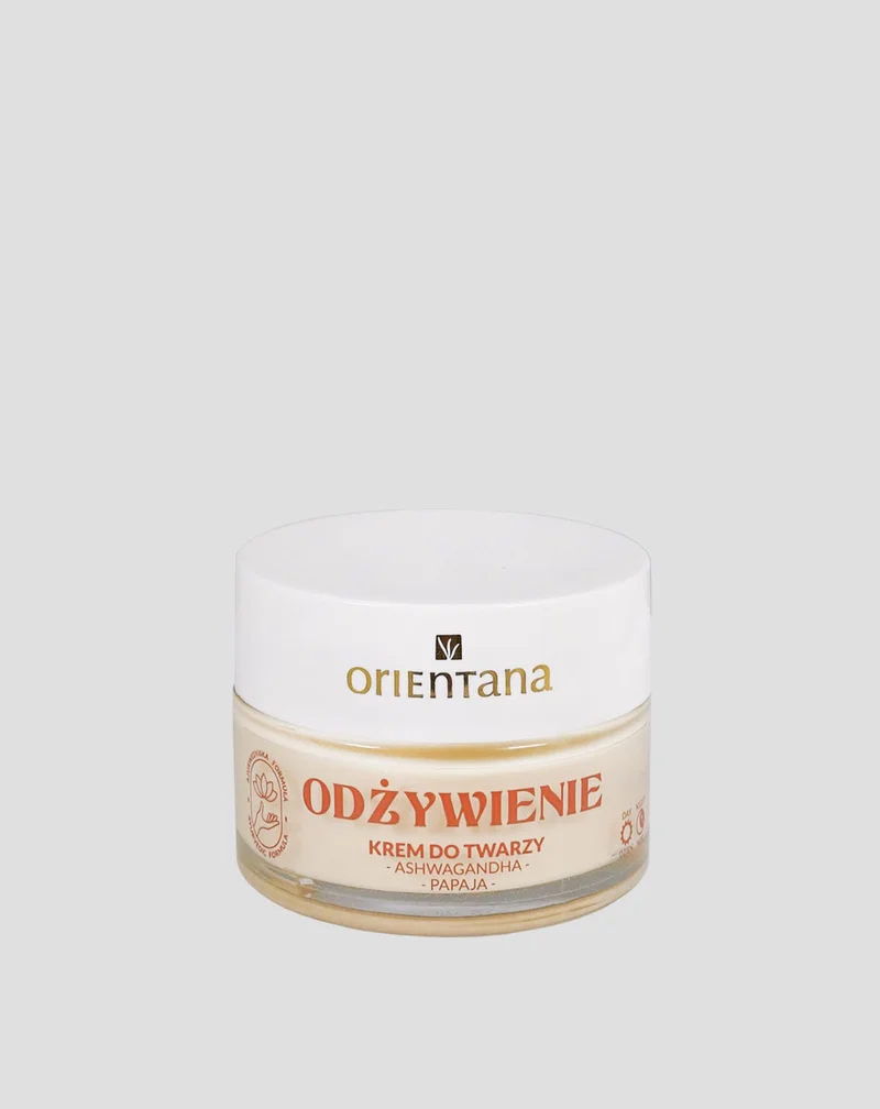 Crème visage au ginseng indien (ashwagandha) Orientana