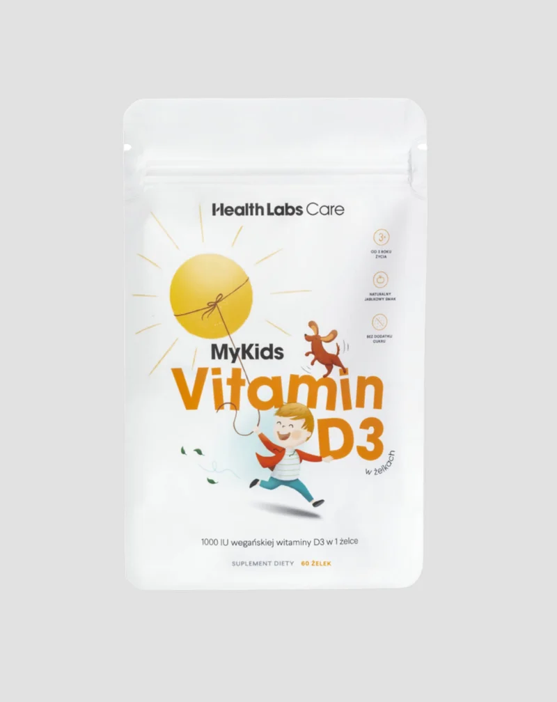 Vitamine D végétalienne pour les enfants MyKids Vitamin D3 en gelées Health Labs Care 60 pièces