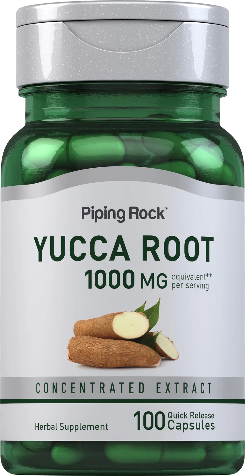Yucca Root, 1000 mg (per serving), 100 Quick Release Capsules